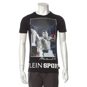 Philipp Plein Sport Muhammad Ali‎ T-shirt Black Size Small Boxing
